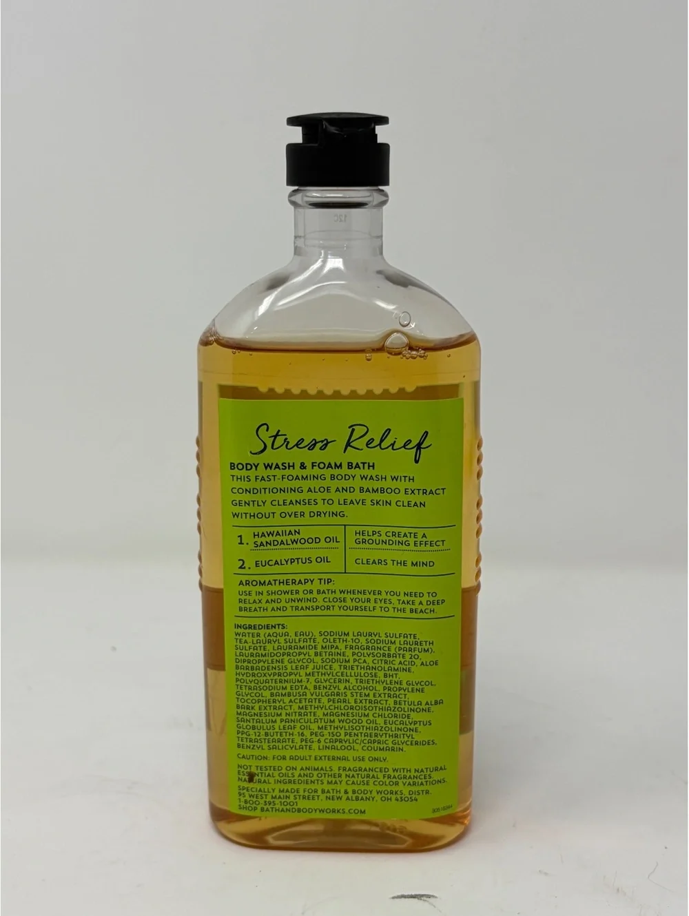 Bath & Body Works Aromatherapy Stress Relief Body Wash & Foa